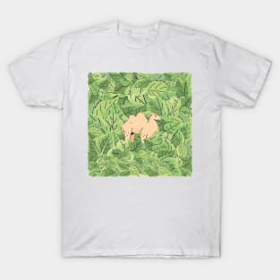 Camel in Leaves T-Shirt